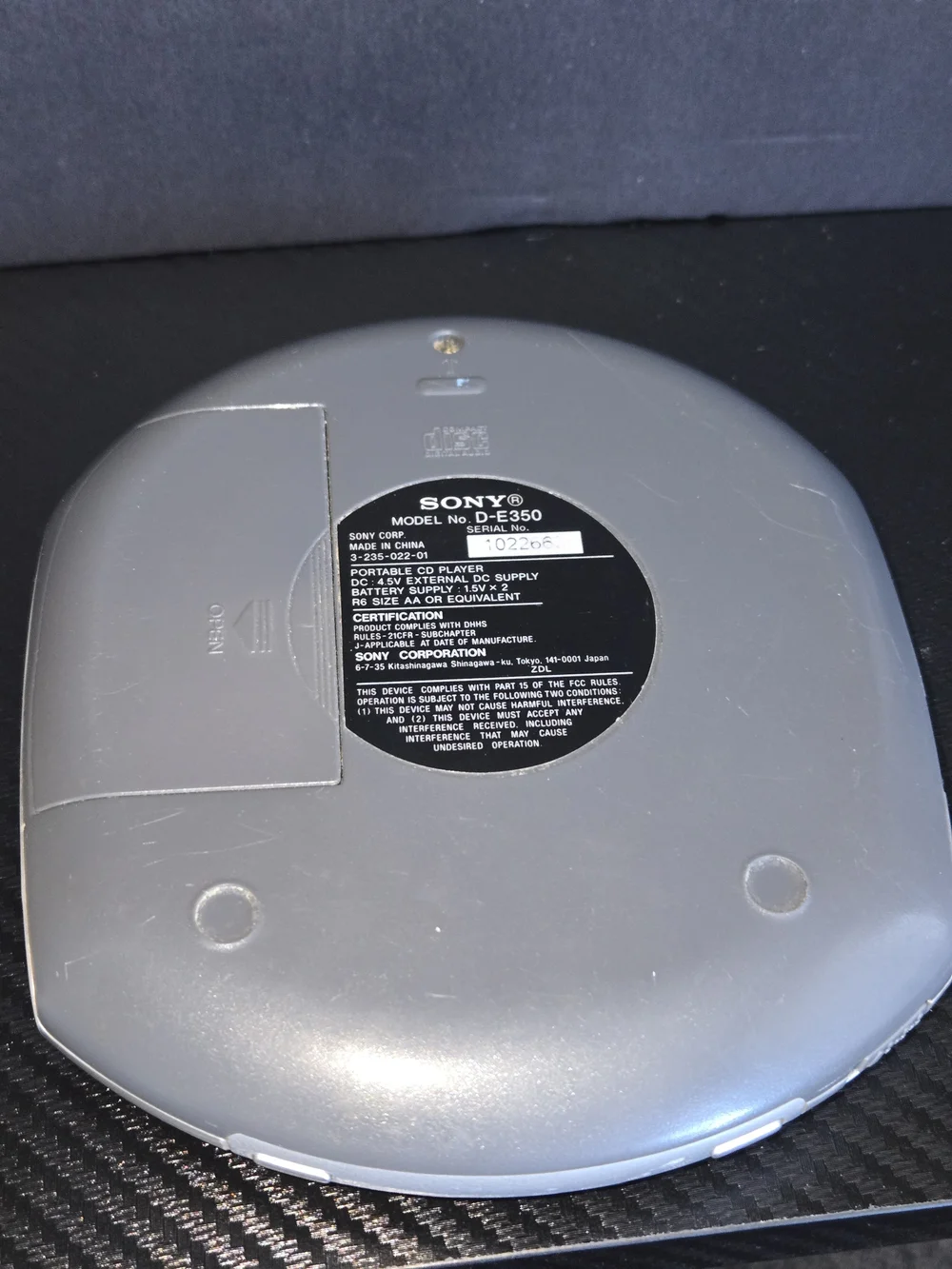 Sony Walkman ESPMAX D-E350 CD-R/RW Player